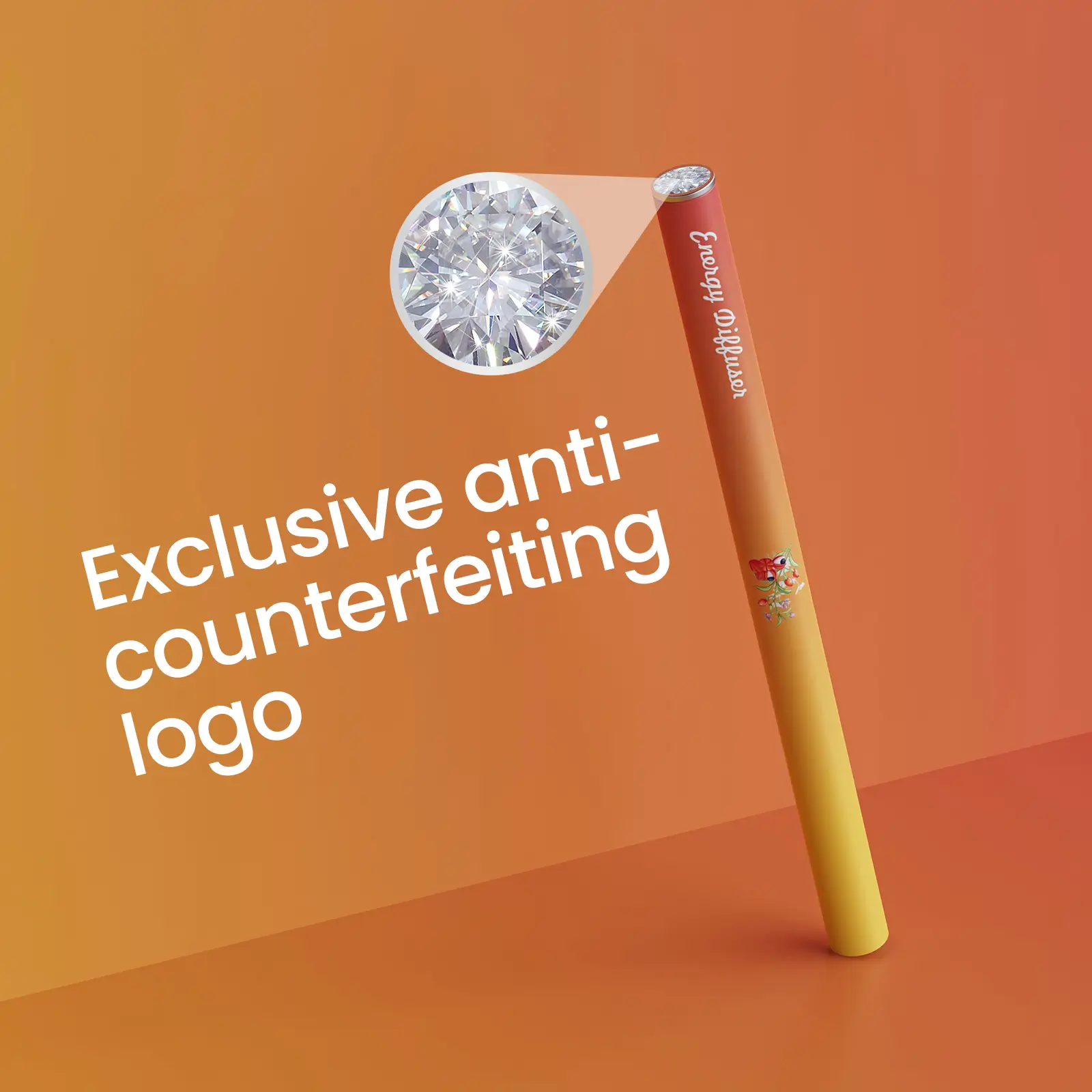 Orange Herbal Diffuser Pen